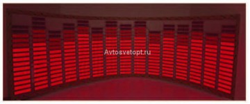 Эквалайзер Light на заднее стекло автомобиля EQ-3 (90*25см) красный