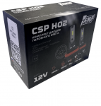 Светодиод головного света 12V H27 6000K CSP H02 (2 шт)  AMP