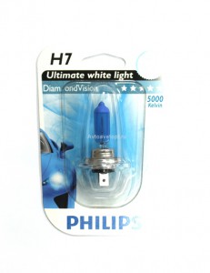 Автолампа H7 12V 55W (PX26d) Diamond Vision 5000K (блистер) 12972DVB1 PHILIPS Автолампа H7 12V 55W (PX26d) Diamond Vision 5000K (блистер) 12972DVB1 PHILIPS