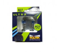 Автолампа H27/2  12V 27W (PG13) Super White +30% (2 шт.) 82727W\2SW+30new "Маяк УЛЬТРА"