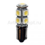 Светодиод 12V T8 WHITE (9SMD)/5050 (2шт. блистер) BA9S Маяк Светодиод 12V T8 WHITE (9SMD)/5050 (2шт. блистер) BA9S Маяк