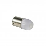 Лампа светодиодная 12v (21w) BA15s (1конт) 3 SMD диода, ЛИНЗА, HIGH POWER, белая