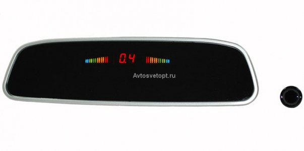 Парктроники SHO-ME Y-2651зеркало Silver-N08