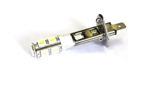 Лампа светодиодная H1 9 SMD 5050 диодов, белая, 12V Лампа светодиодная H1 9 SMD 5050 диодов, белая, 12V