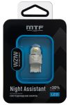 Светодиодная автолампа MTF Light серия Night Assistant 12В, 2.5Вт, W21W, белый, блистер, шт.