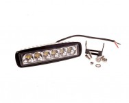 Фара противотуманная KS-W106F-CH &quot;OFF - Road&quot;, 6 диодов, 18W, рассеиваемый свет, алюминиевый корпус