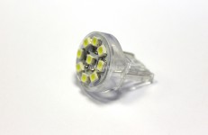 Лампа светодиодная Т20 (1конт) 9 SMD диодов, белая (б/цокольная)